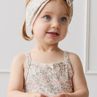 Organic Cotton Headband - April Glacier Childrens Headband from Jamie Kay NZ