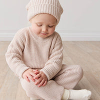 OG Morgan Knit Pant - Blushed Fleck Childrens Pant from Jamie Kay NZ