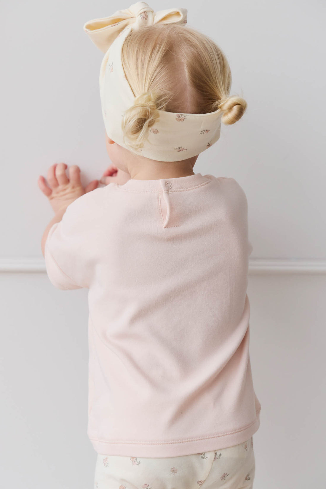 Organic Cotton Headband - Meredith Egret Childrens Headband from Jamie Kay NZ