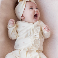 Organic Cotton Melanie Onepiece - Meredith Egret Childrens Onepiece from Jamie Kay NZ