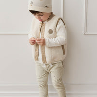 Organic Cotton Morgan Track Pant - Fresh Apples Abbey Medium Childrens Pant from Jamie Kay NZ