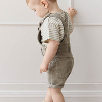 Chase Short Cord Overall - Moss Childrens Overall from Jamie Kay NZ