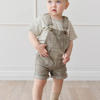 Chase Short Cord Overall - Moss Childrens Overall from Jamie Kay NZ