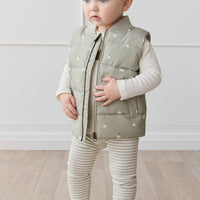 Taylor Vest - Fresh Apples Abbey Stone Childrens Vest from Jamie Kay NZ