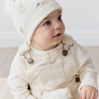 Ethan Hat - Jacquard Fresh Apple Tofu Childrens Hat from Jamie Kay NZ