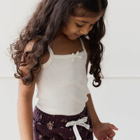 Organic Cotton Ivy Shortie - Petite Fleur Childrens Short from Jamie Kay NZ