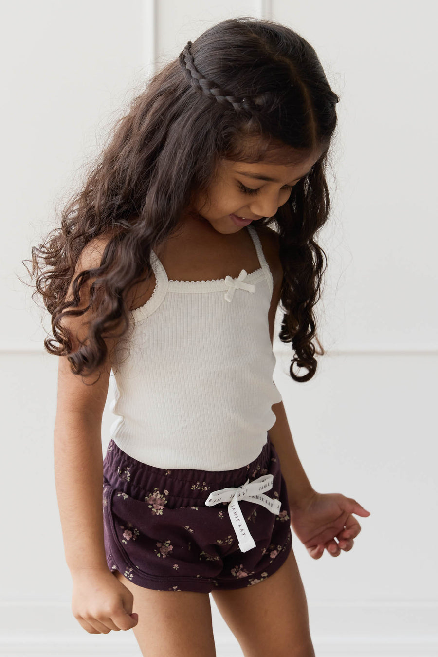 Organic Cotton Ivy Shortie - Petite Fleur Childrens Short from Jamie Kay NZ