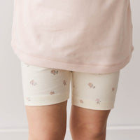 Organic Cotton Everyday Bike Short - Meredith Egret Childrens Short from Jamie Kay NZ