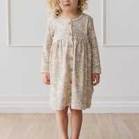 Organic Cotton Poppy Dress - April Glacier Childrens Dress from Jamie Kay NZ