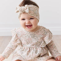 Organic Cotton Vivienne Playsuit - April Glacier Childrens Playsuit from Jamie Kay NZ