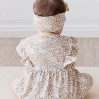 Organic Cotton Vivienne Playsuit - April Glacier Childrens Playsuit from Jamie Kay NZ