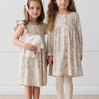 Organic Cotton Poppy Dress - April Glacier Childrens Dress from Jamie Kay NZ