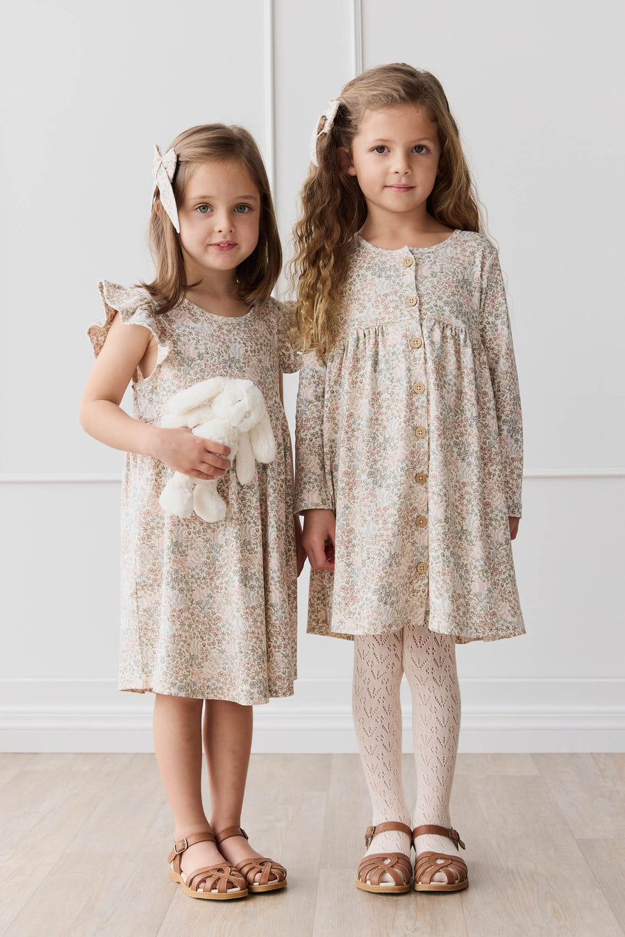 Organic Cotton Poppy Dress - April Glacier Childrens Dress from Jamie Kay NZ