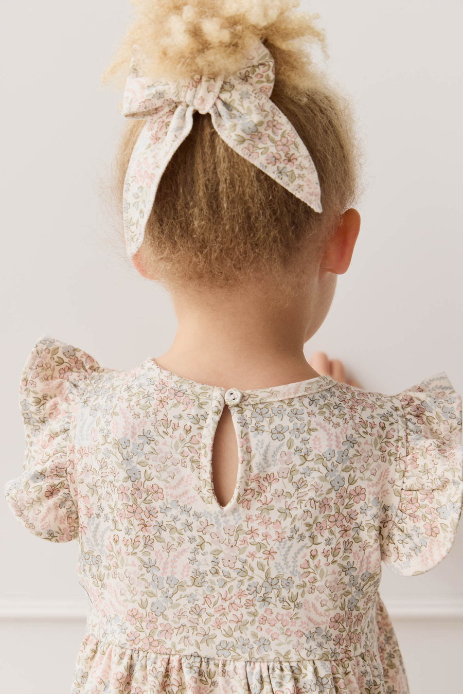 Organic Cotton Bow - April Glacier Childrens Bow from Jamie Kay NZ