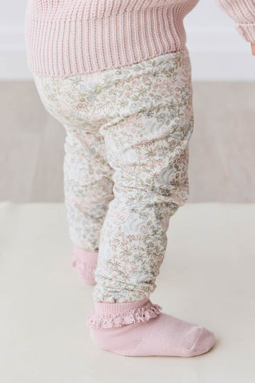 Organic Cotton Everyday Legging - April Glacier Childrens Legging from Jamie Kay NZ