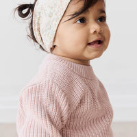 Leon Jumper - Shell Pink Childrens Jumper from Jamie Kay NZ