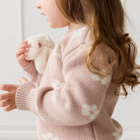 Evelyn Jumper - Frankie Knit Rose Childrens Jumper from Jamie Kay NZ