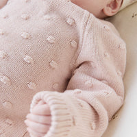 Dotty Knit Jumper - Trinket Marle Childrens Jumper from Jamie Kay NZ