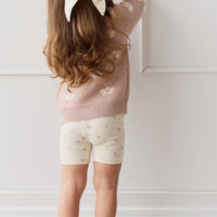 Organic Cotton Bow - Meredith Egret Childrens Bow from Jamie Kay NZ