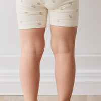 Organic Cotton Everyday Bike Short - Meredith Egret Childrens Short from Jamie Kay NZ