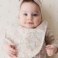 Organic Cotton Bib - April Glacier Childrens Bib from Jamie Kay NZ