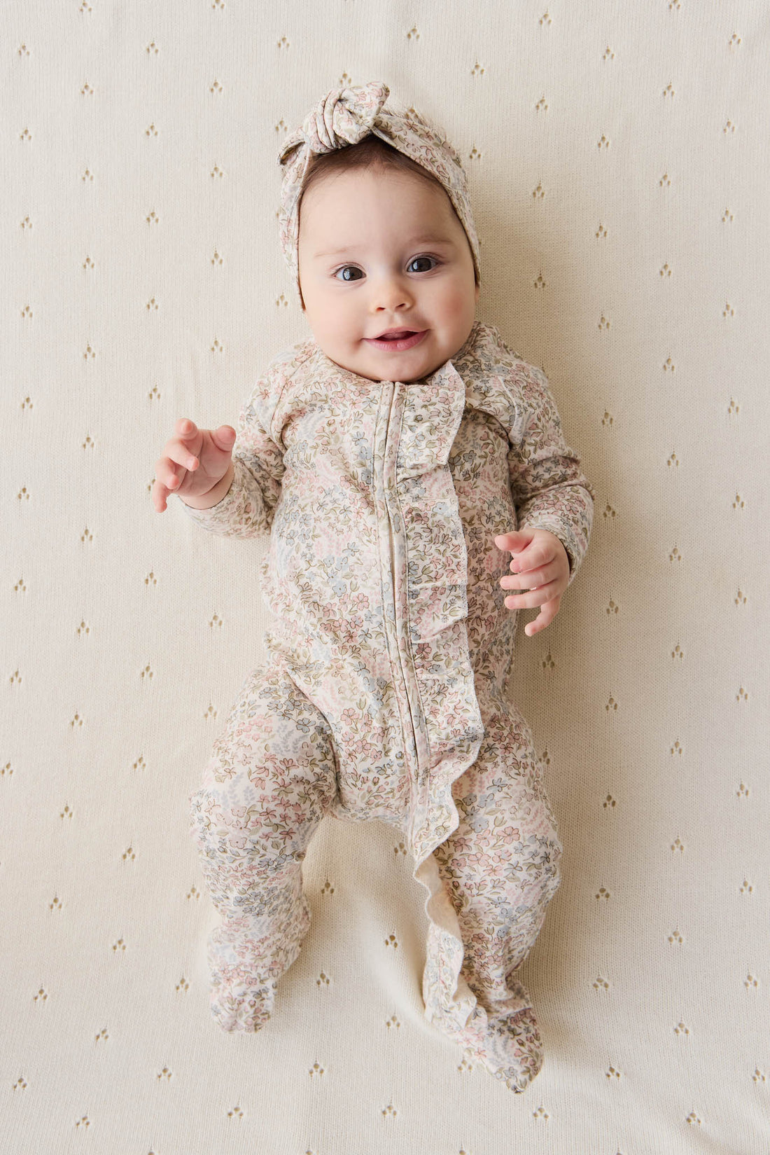 Organic Cotton Melanie Onepiece - April Glacier Childrens Onepiece from Jamie Kay NZ