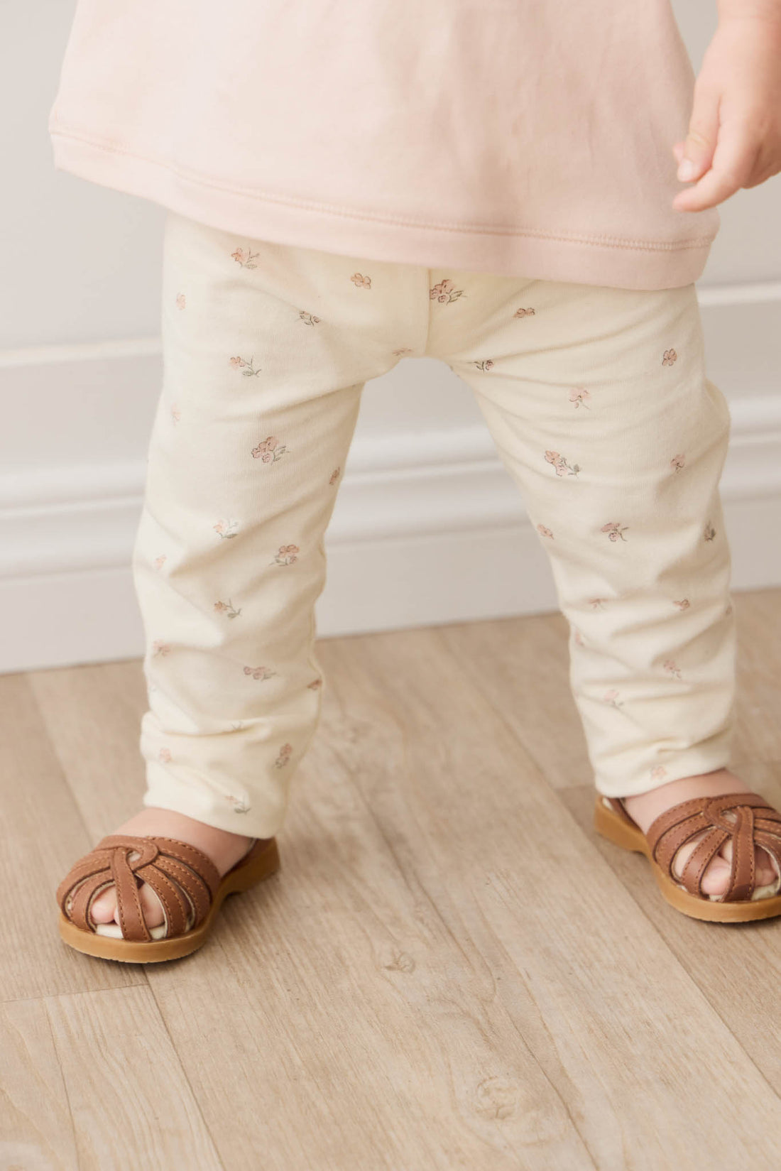 Organic Cotton Everyday Legging - Meredith Egret Childrens Legging from Jamie Kay NZ