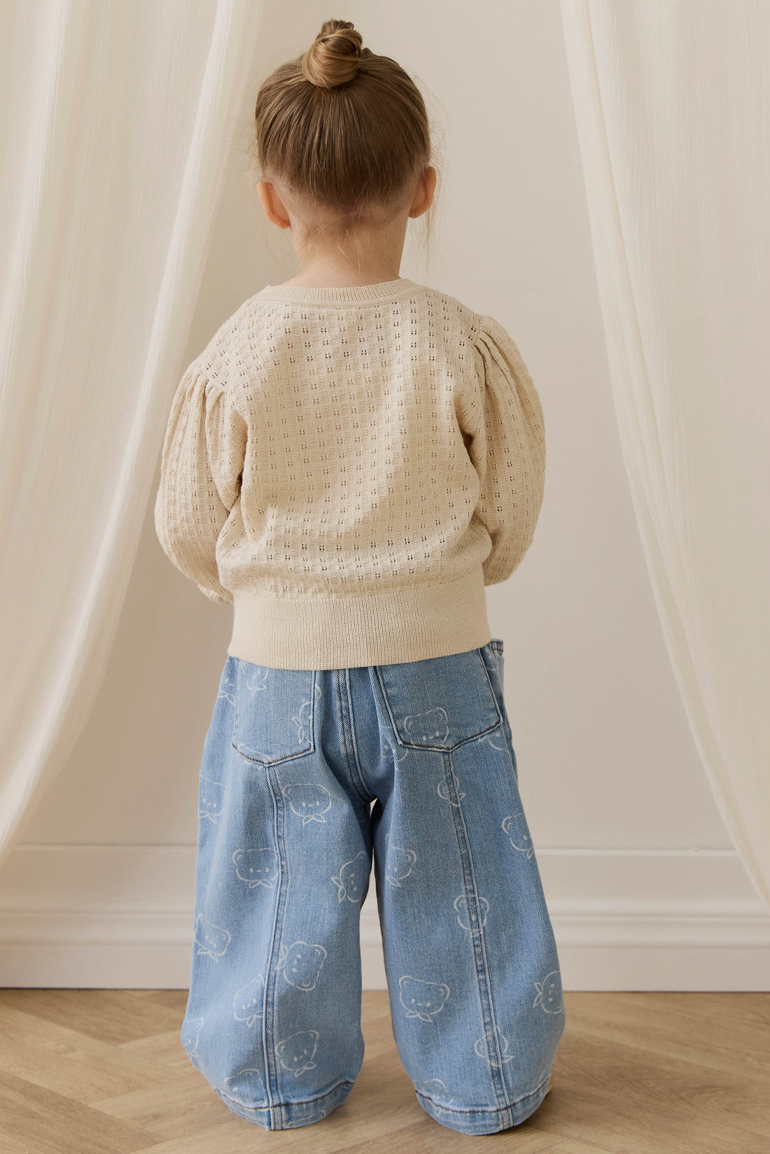 Penelope Jumper - Vanilla Childrens Jumper from Jamie Kay NZ