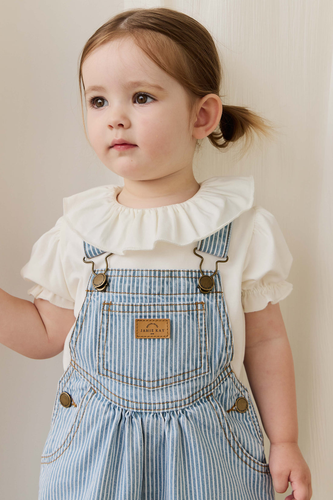 Cecil Overall - Holiday Stripe Childrens Overall from Jamie Kay NZ