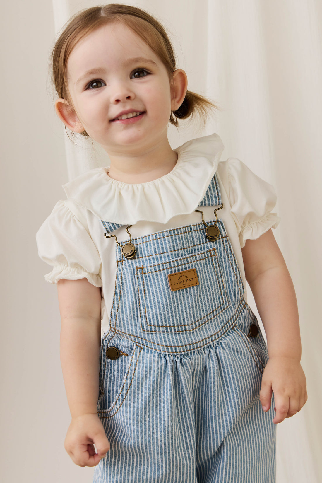 Cecil Overall - Holiday Stripe Childrens Overall from Jamie Kay NZ