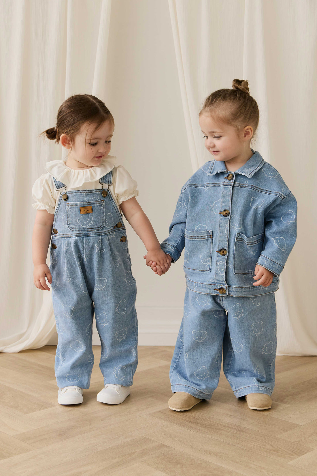 Axel Jacket - Bowie Bear Denim Childrens Jacket from Jamie Kay NZ