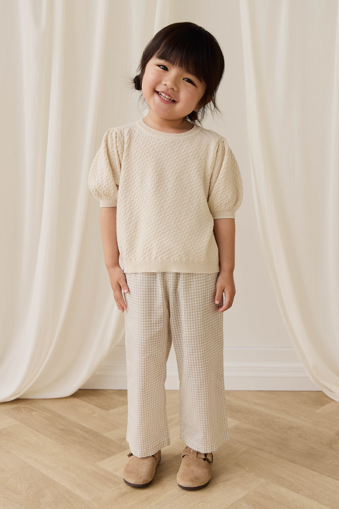 Annie Top - Cornsilk Childrens Top from Jamie Kay NZ