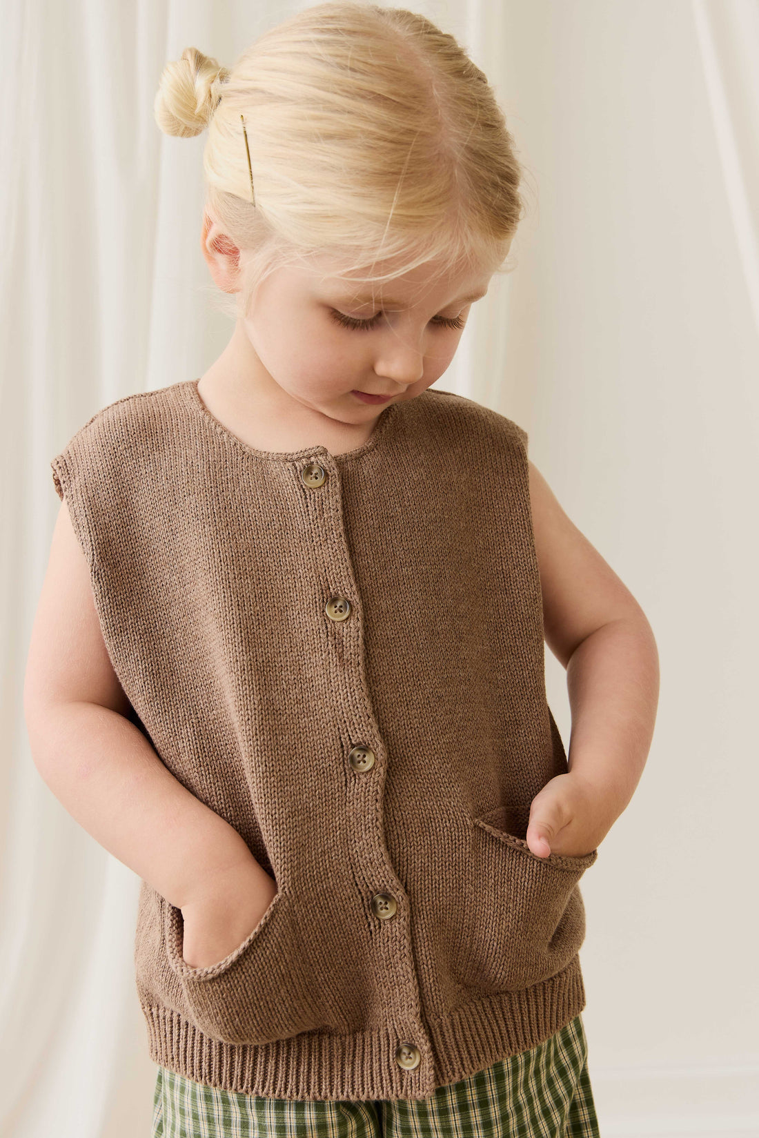 Flynn Vest - Doe Childrens Vest from Jamie Kay NZ