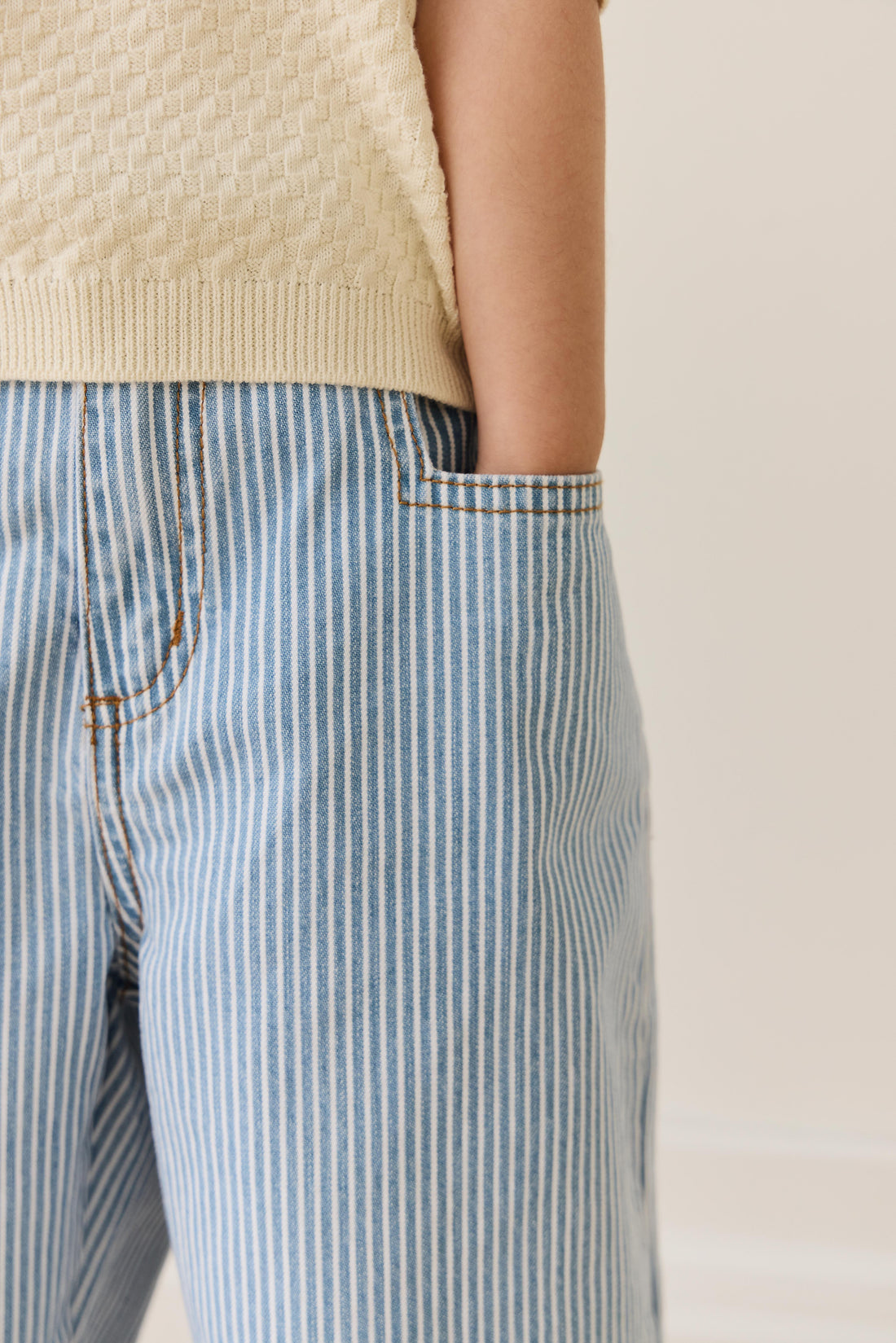 Abel Pant - Holiday Stripe Childrens Pant from Jamie Kay NZ