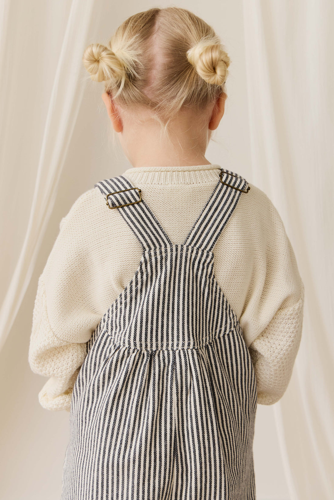 Cecil Overall - Sailor Stripe Eclipse/Cloud Childrens Overall from Jamie Kay NZ