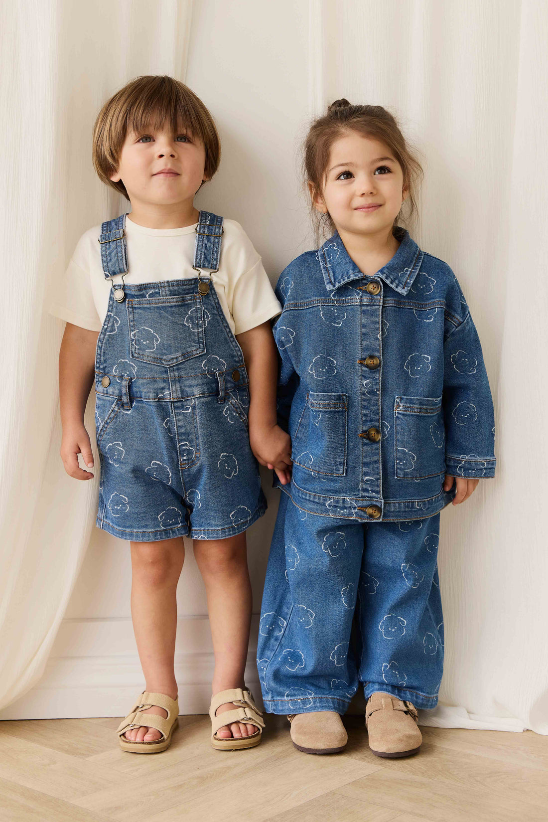 Fenix Short Overalls - Haru Denim Childrens Overall from Jamie Kay NZ