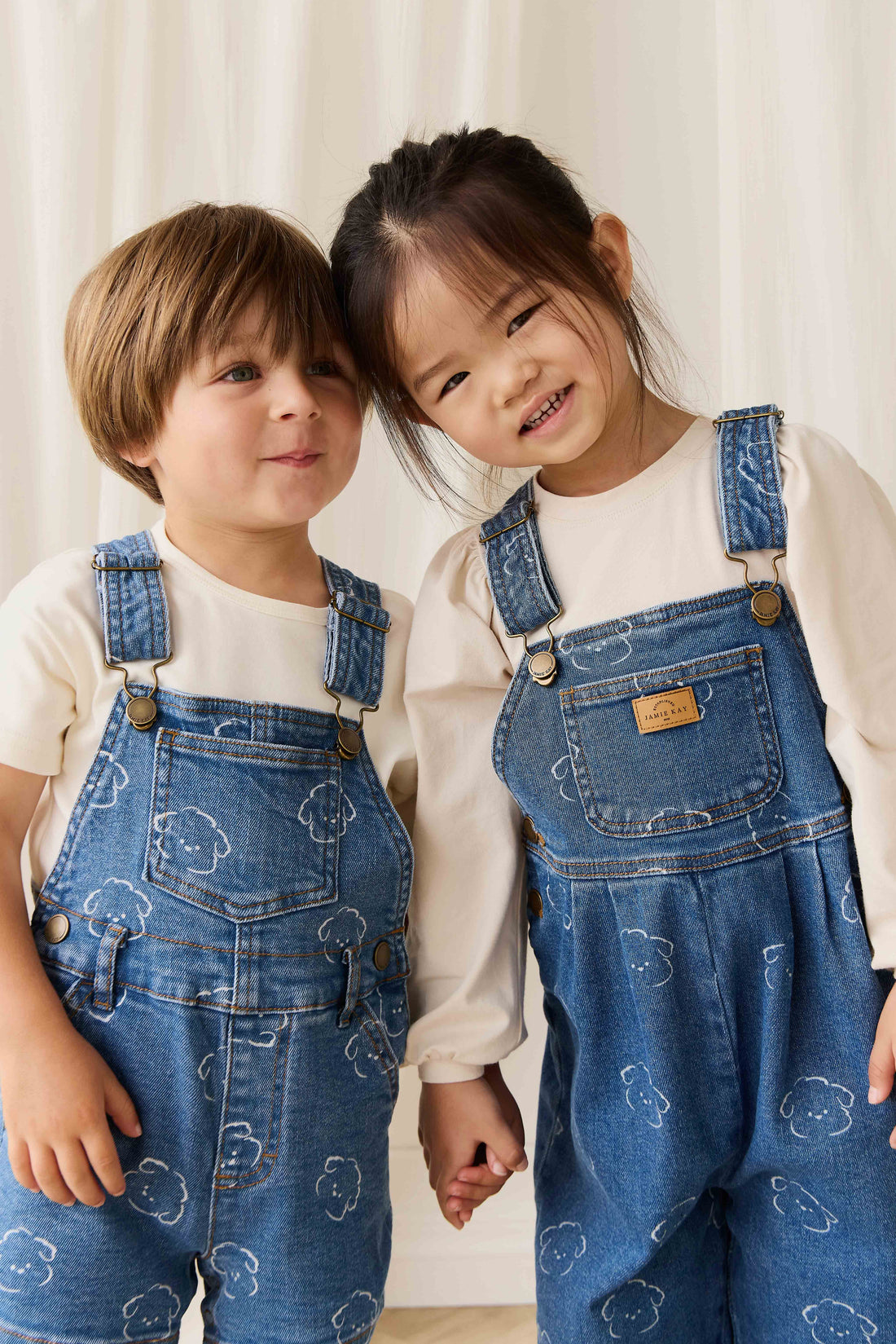 Fenix Short Overalls - Haru Denim Childrens Overall from Jamie Kay NZ