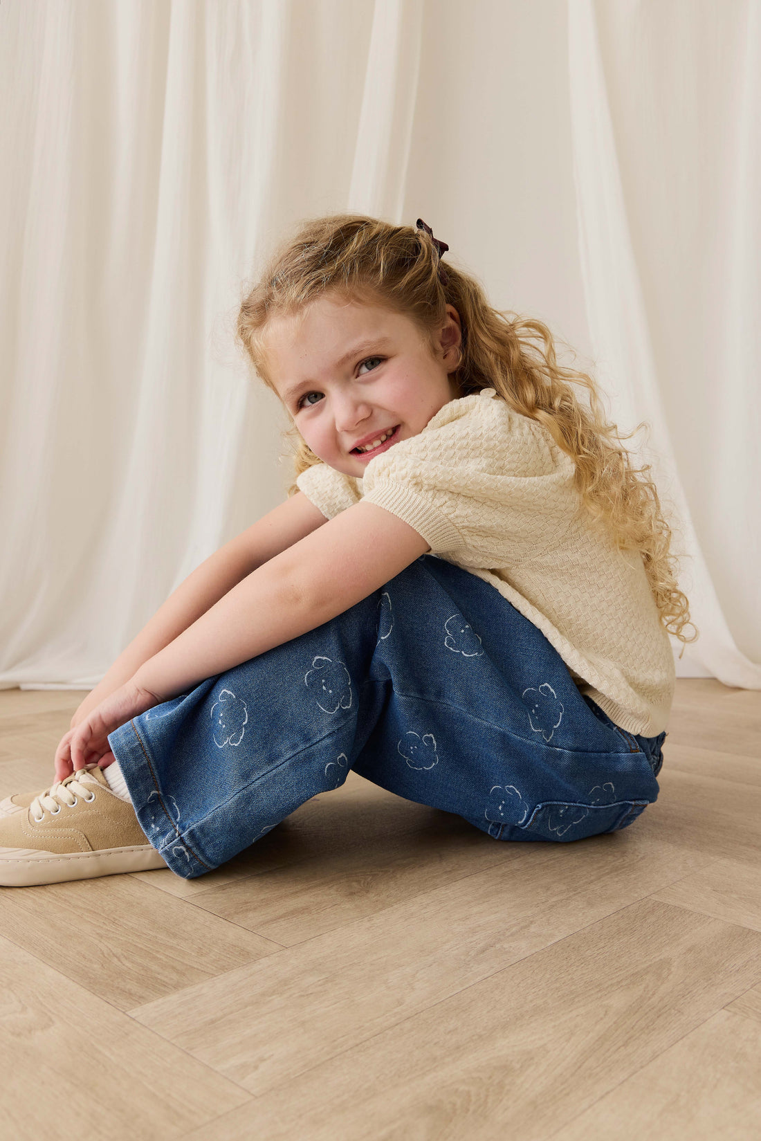 Annie Top - Cornsilk Childrens Top from Jamie Kay NZ