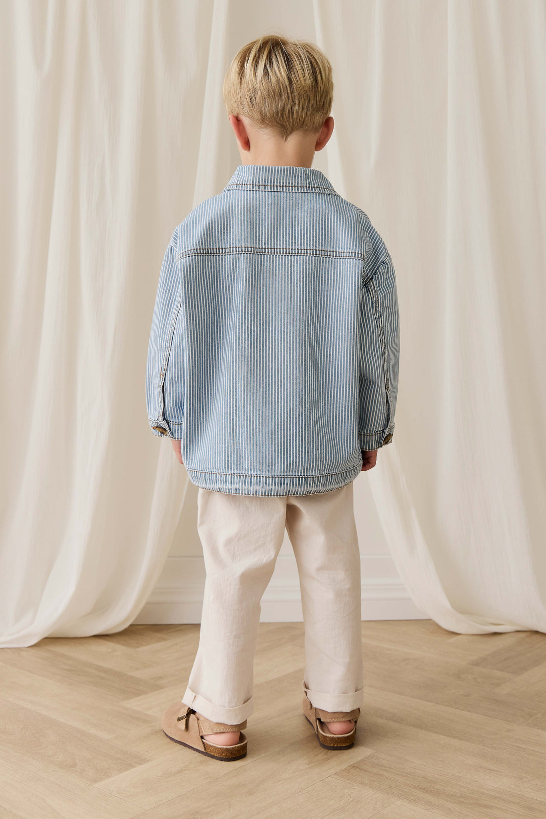 Axel Jacket - Holiday Stripe Childrens Jacket from Jamie Kay NZ