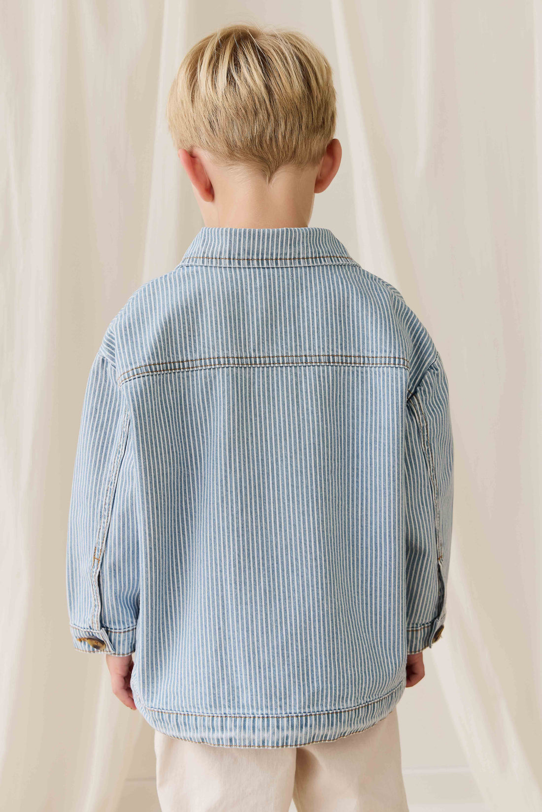 Axel Jacket - Holiday Stripe Childrens Jacket from Jamie Kay NZ