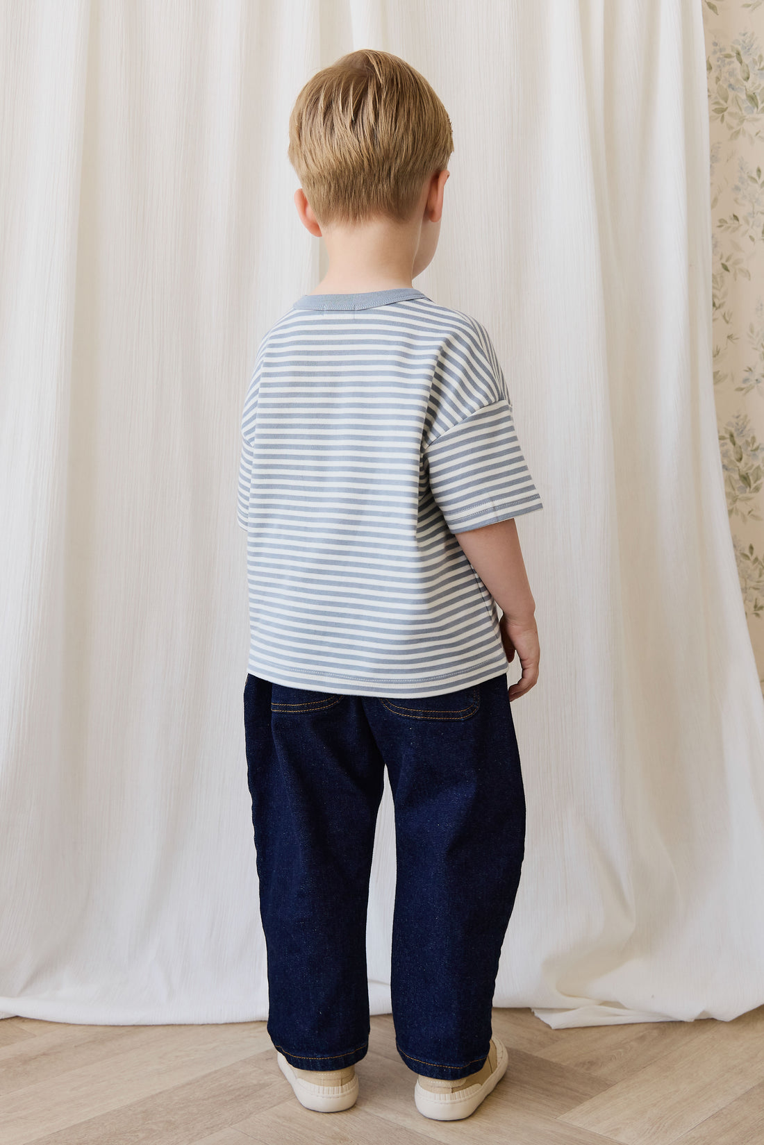 Rueben Pant - Mid Indigo Denim Childrens Pant from Jamie Kay NZ