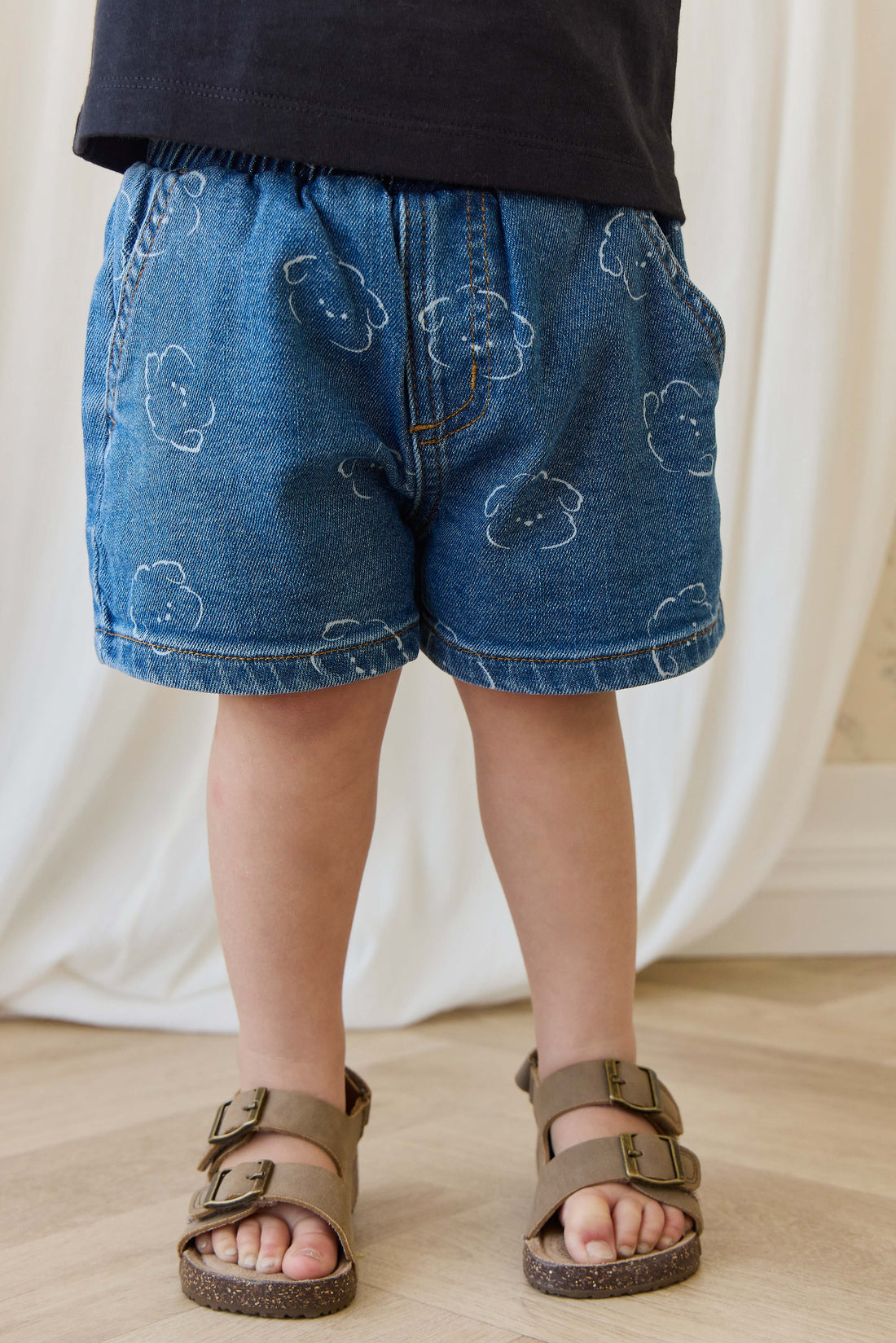 Reid Denim Short - Haru Denim Childrens Shorts from Jamie Kay NZ