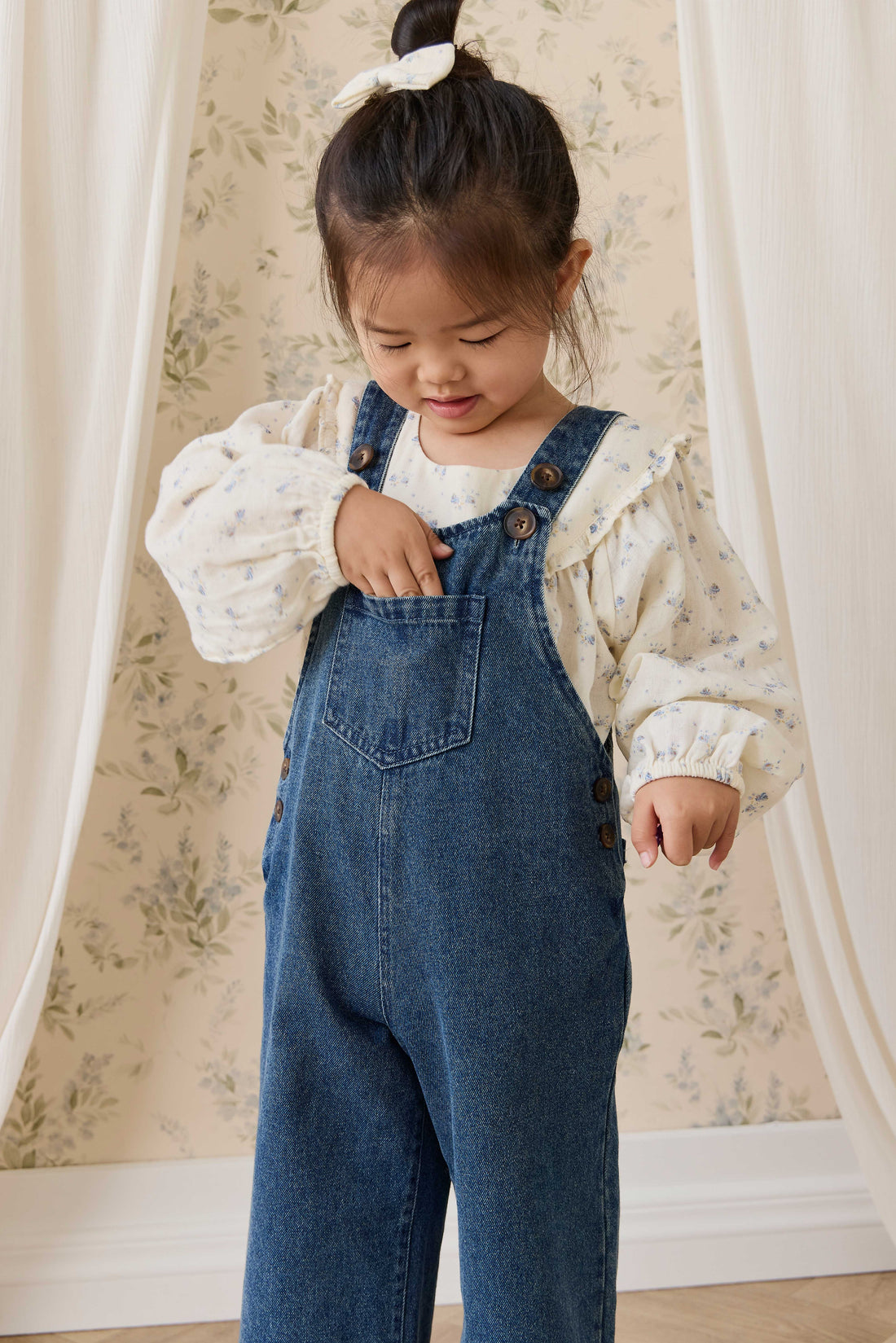 Dorian Overall - Classic Denim Childrens Overall from Jamie Kay NZ