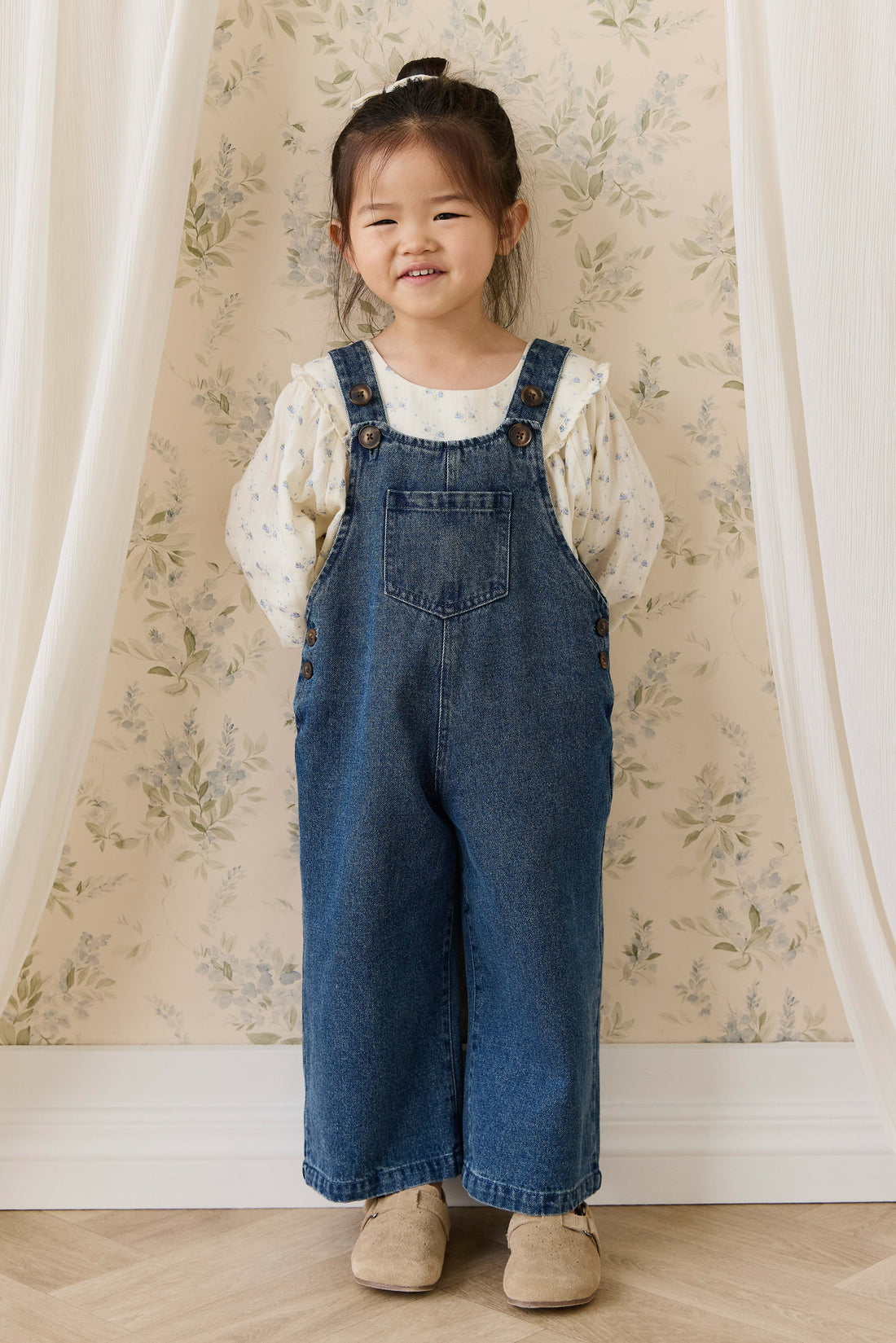 Dorian Overall - Classic Denim Childrens Overall from Jamie Kay NZ