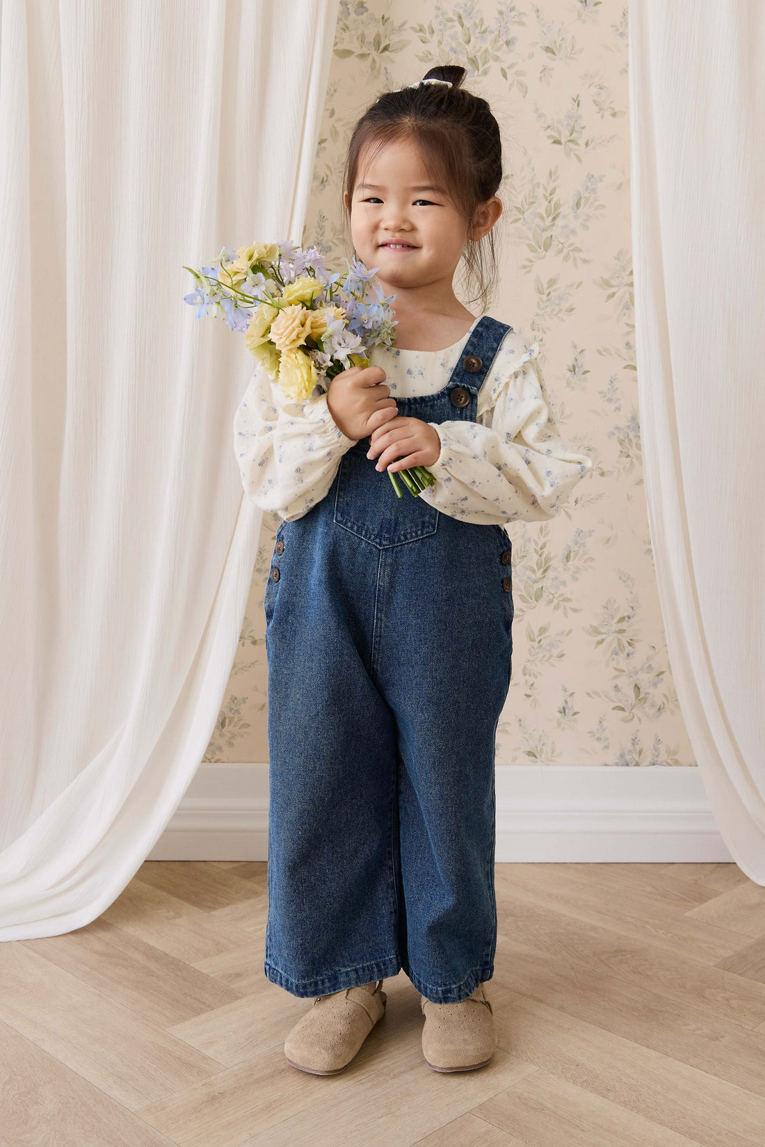 Dorian Overall - Classic Denim Childrens Overall from Jamie Kay NZ