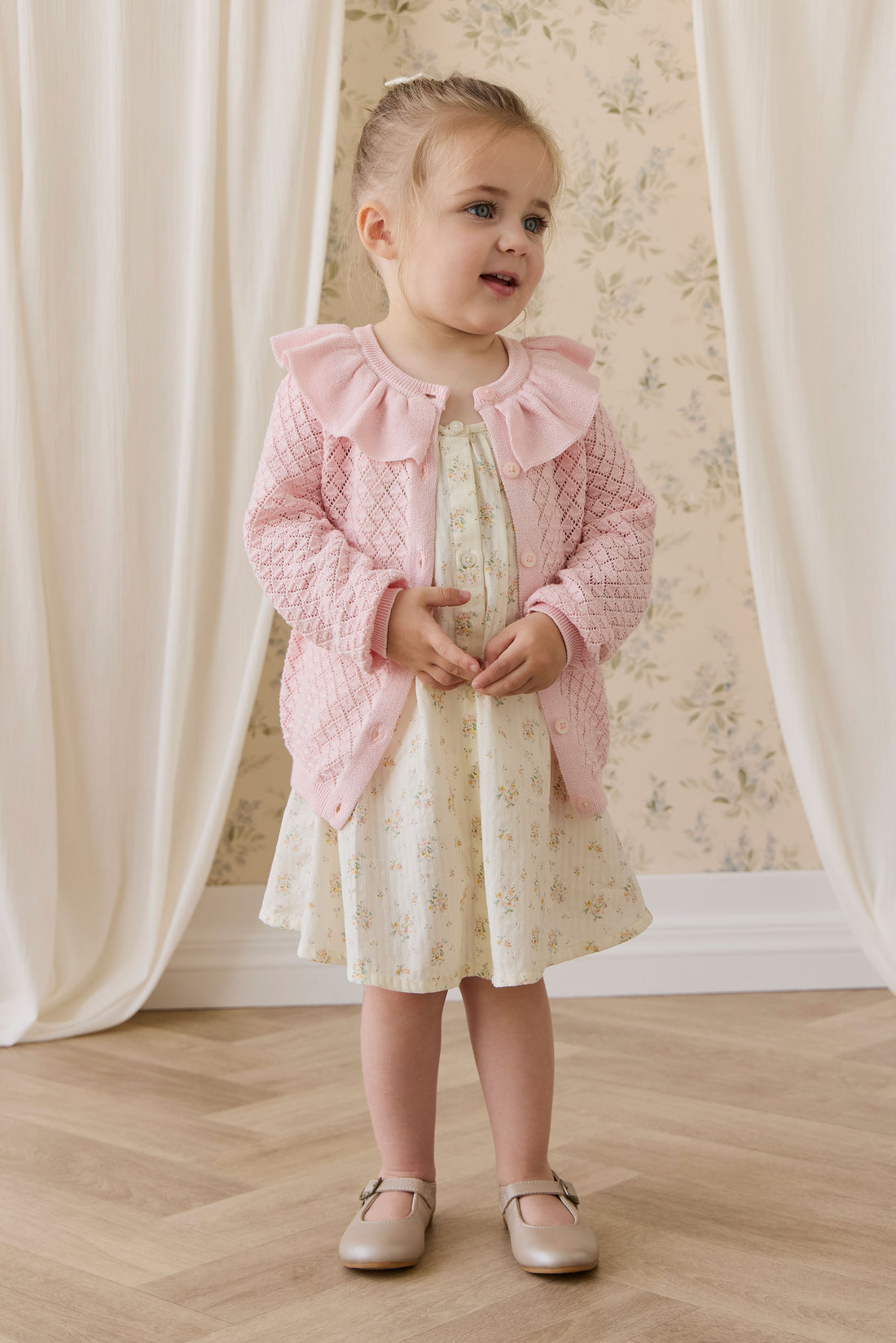 Mary Cardigan - Cotton Candy Childrens Cardigan from Jamie Kay NZ