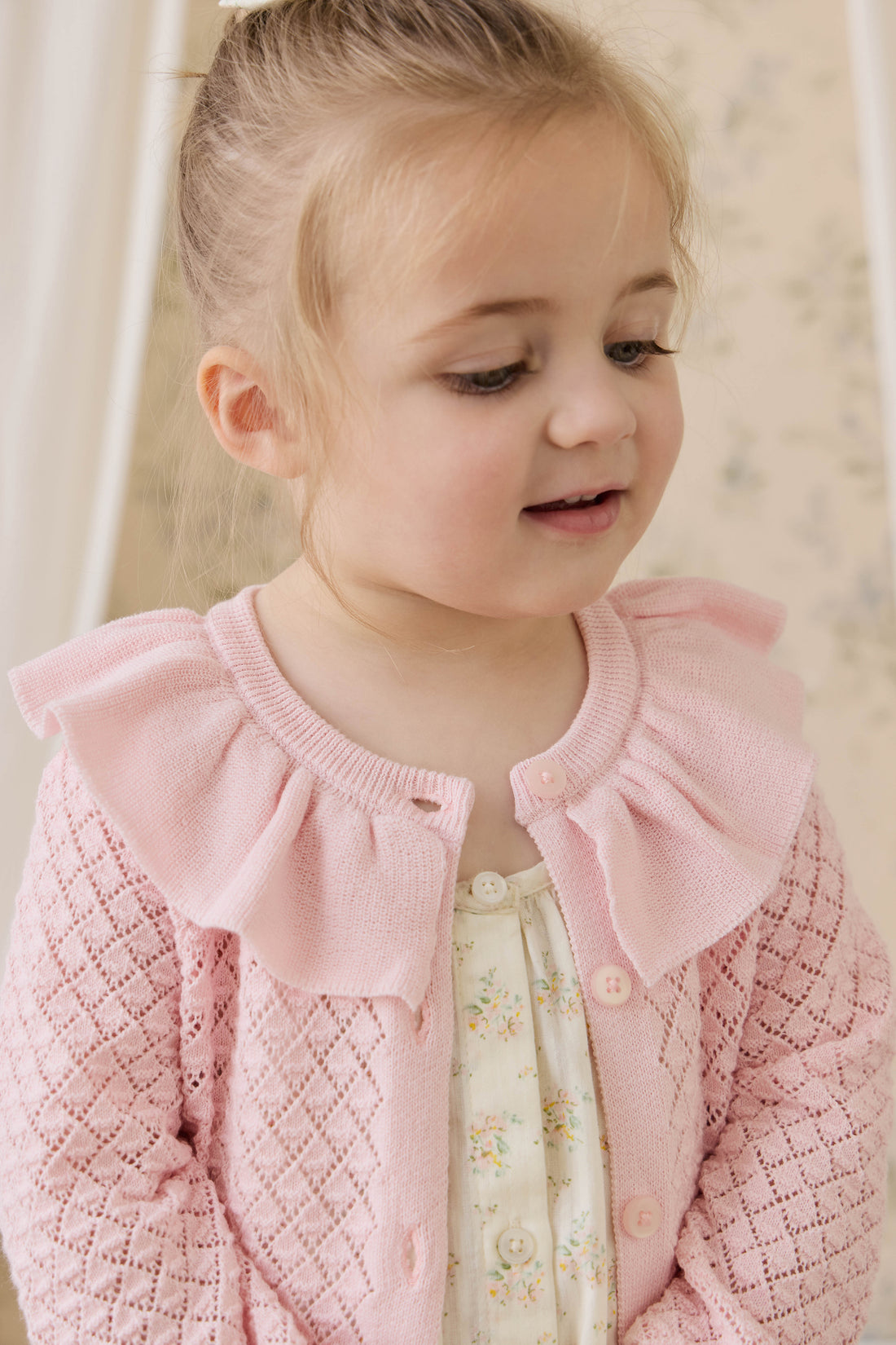 Mary Cardigan - Cotton Candy Childrens Cardigan from Jamie Kay NZ