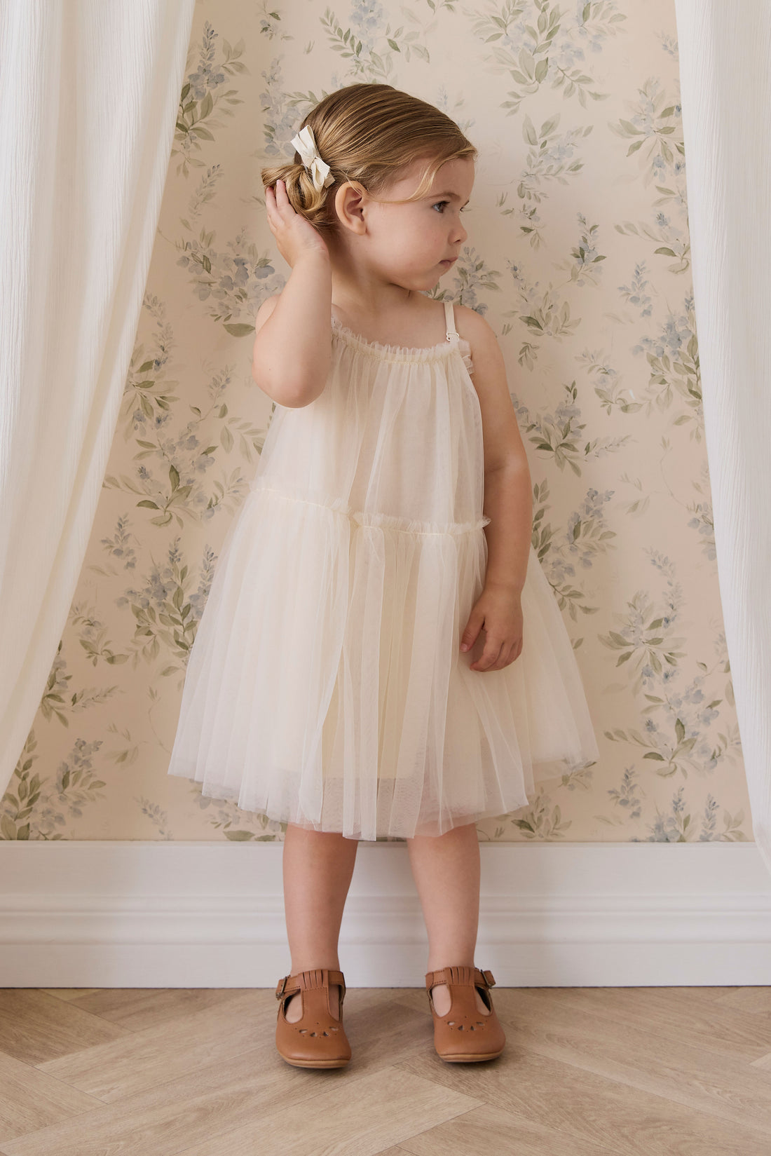 Nylah Dress - Swan Childrens Dress from Jamie Kay NZ