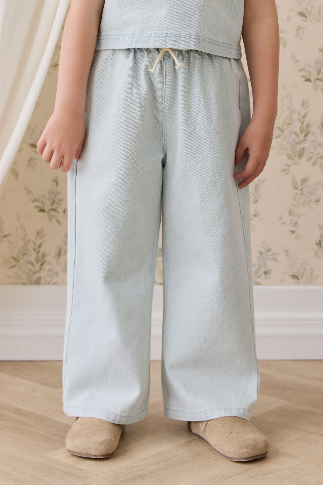 Ira Pant - Summer Clouds Childrens Pant from Jamie Kay NZ