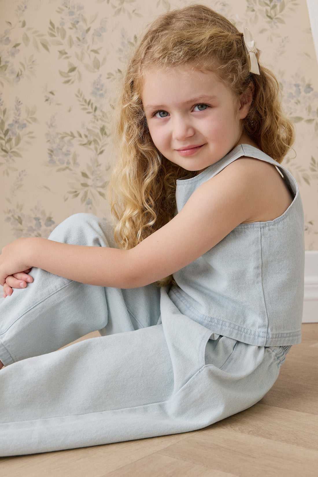 Ira Pant - Summer Clouds Childrens Pant from Jamie Kay NZ